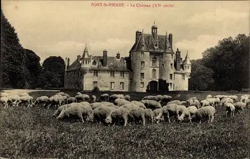 Ak Pont Saint Pierre Eure, Le Chateau