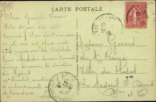 Ak Villiers sur Morin Seine et Marne, Paysage sur le Morin