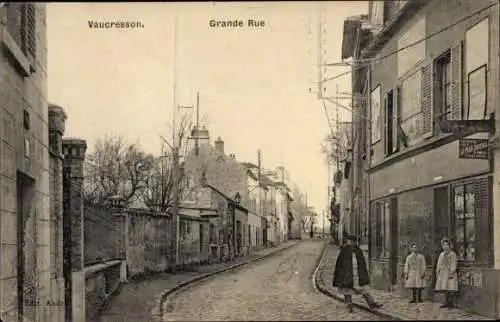 Ak Vaucresson Hauts de Seine, Grande Rue