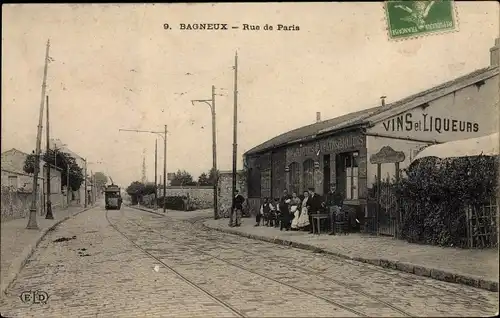 Ak Bagneux Hauts de Seine, Rue de Paris