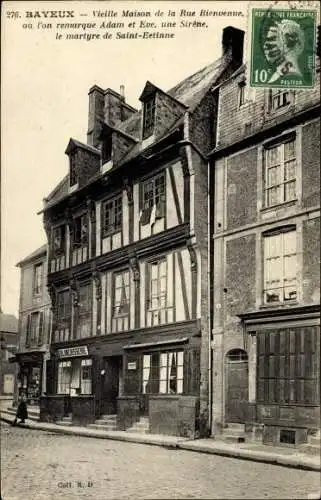 Ak Bayeux Calvados, Vieille Maison de la Rue Bienvenue