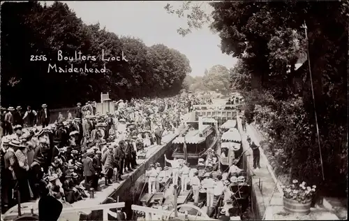 Ak Maidenhead South East England, Boulter's Lock