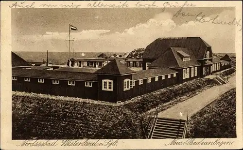 Ak Westerland auf Sylt, Neue Badeanlagen