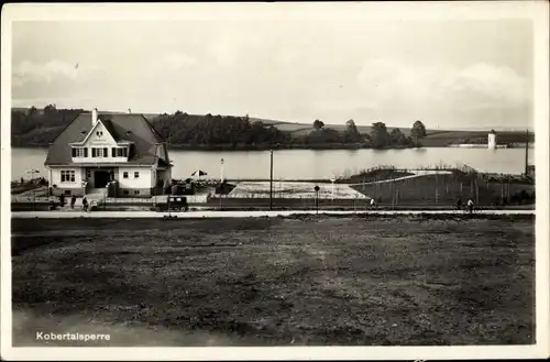 Ak Werdau an der Pleiße in Sachsen, Seehaus an der Kobertalsperre