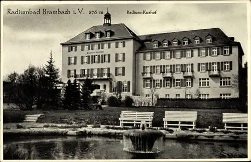 Ak Bad Brambach im Vogtland, Kurhof