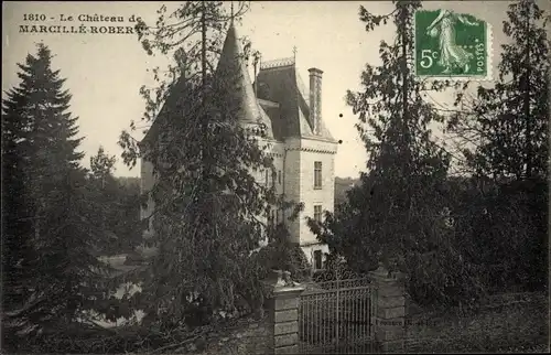 Ak Marcillé-Robert Ille-et-Vilaine, Le Chateau