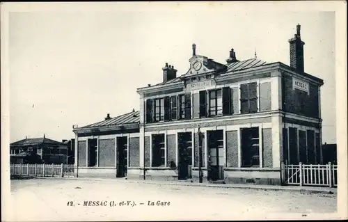 Ak Messac Ille et Vilaine, La gare