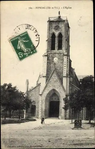 Ak Pipriac Ille et Vilaine, L'Eglise