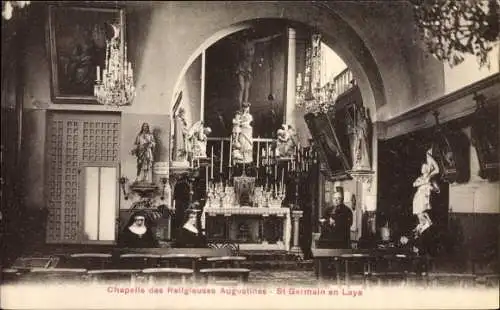 Ak Saint Germain en Laye Yvelines, Chapelle des Religieuses Augustines