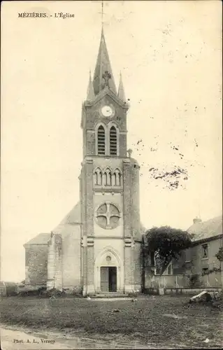 Ak Mezieres Eure, L'Eglise