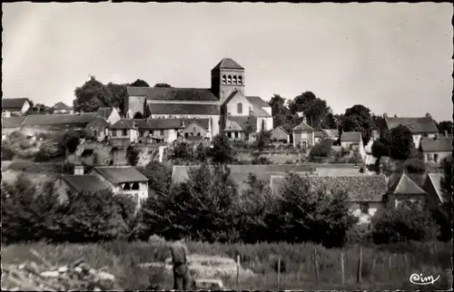 Ak Saint Loup de Naud Seine et Marne, Vue generale