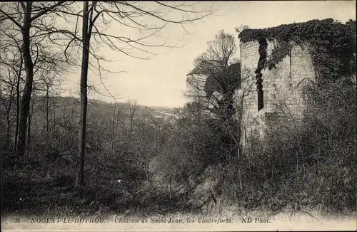 Ak Nogent le Rotrou Eure et Loir, Chateau de Saint Jean