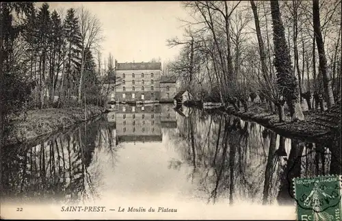 Ak Saint Prest Eure et Loir, Le Moulin du Plateau
