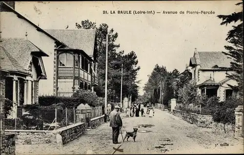 Ak La Baule Loire Atlantique, Avenue de Pierre Percee