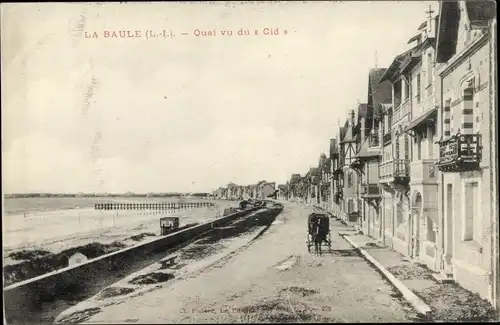 Ak La Baule Loire Atlantique, Quai vu du Cid