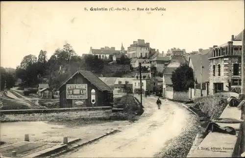 Ak Quintin Côtes d’Armor, Rue de la Vallee