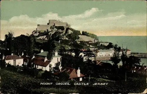 Ak Gorey Kanalinsel Jersey, Mont Orgueil Castle