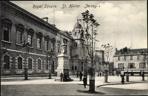 Ak Saint Helier Kanalinsel Jersey, Royal Square