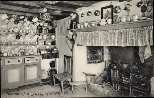 Ak Kanalinsel Jersey, Interior of Jersey Kirchen