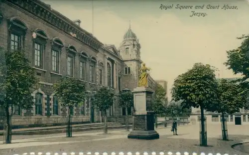 Ak Kanalinsel Jersey, Royal Square and Court House