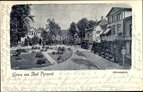 Ak Bad Pyrmont in Niedersachsen, Altenauplatz