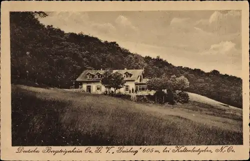 Ak Kaltenleutgeben in Niederösterreich, Deutsches Bergsteigerheim Gaisberg