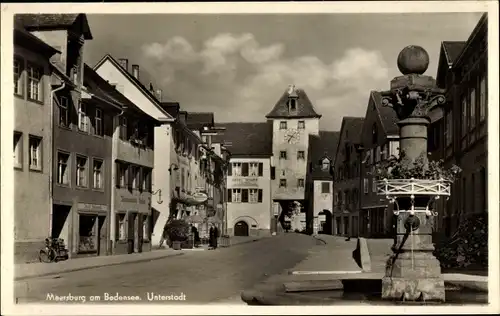 Ak Meersburg am Bodensee, Unterstadt