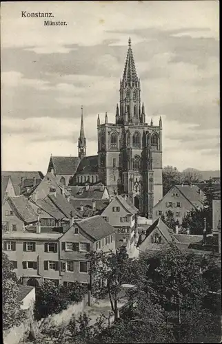 Ak Konstanz am Bodensee, Münster