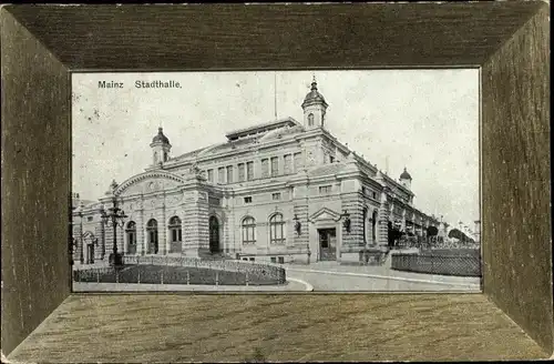 Passepartout Ak Mainz am Rhein, Stadthalle