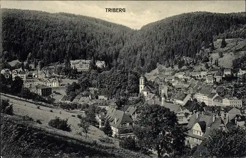 Ak Triberg im Schwarzwald, Gesamtansicht