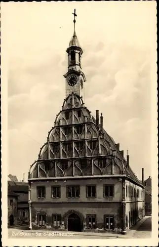 Ak Zwickau in Sachsen, Stadttheater