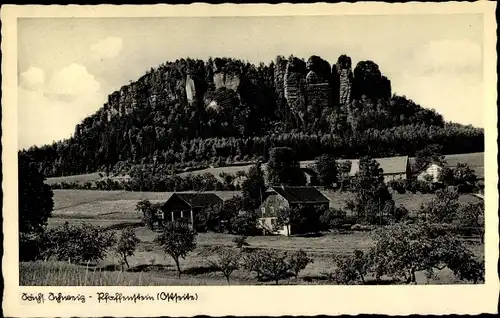 Ak Königstein an der Elbe Sächsische Schweiz, Pfaffenstein