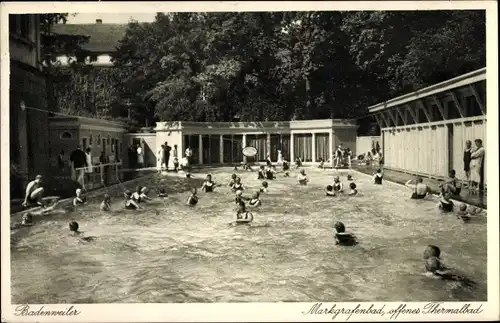 Ak Badenweiler im Schwarzwald, Partie im Markgrafenbad