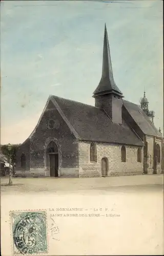 Ak Saint André de l'Eure Eure, L'Eglise