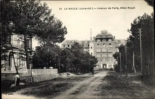 Ak La Baule Loire Atlantique, Avenue de Paris, Hotel Royal