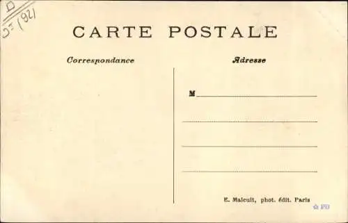 Ak Montrouge Hauts de Seine, Le Rond Point, Les deux Lions