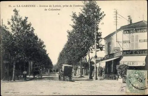 Ak La Garenne Hauts de Seine, Avenue de Lutece
