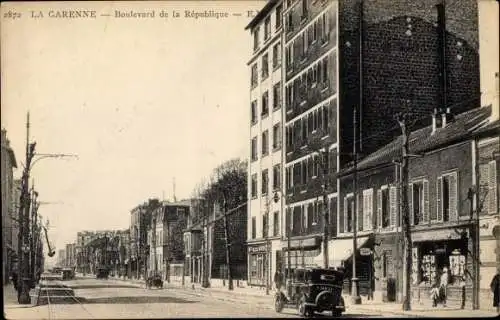 Ak La Garenne Hauts de Seine, Boulevard de la Republique