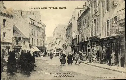 Ak Saint Brieuc Côtes d'Armor, Rue Saint Guillaume
