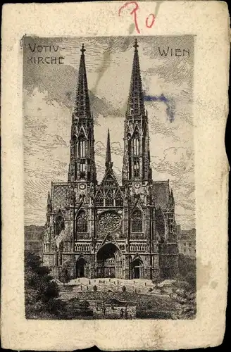 Künstler Ak Wien I., Votivkirche