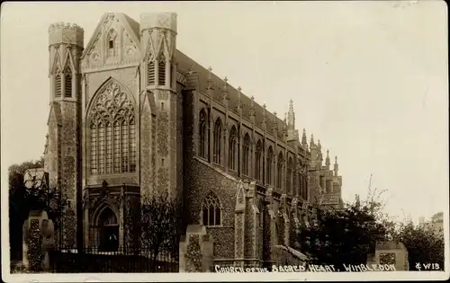 Foto Ak Wimbledon London City, Chuch of the Sacred Heart