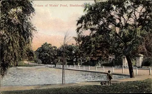 Ak Blackheath London, Prince of Wales Pond