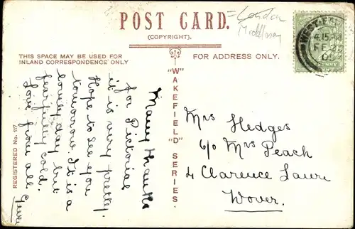 Ak Perivale Greater London, Church