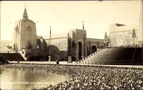 Foto Ak New York, Golden Gate International Exposition 1939, Temples of the East