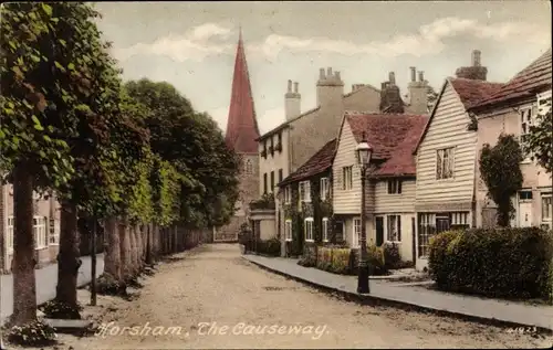 Ak Steyning Horsham West Sussex, The Causeway