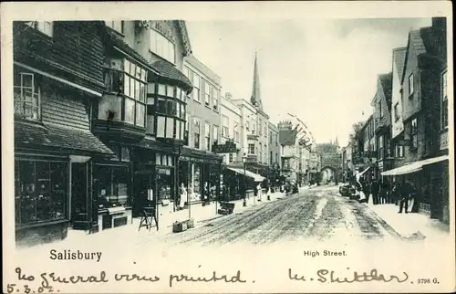 Ak Salisbury South West England, High Street