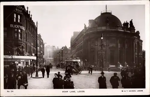 Ak Leeds Yorkshire England, Boar Lane