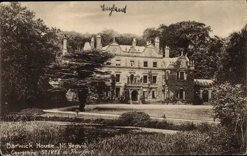 Ak Yeovil Somerset England, Barwicks House