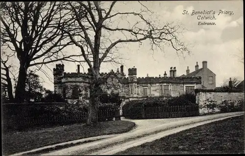 Ak Colwich West Midlands, St Benedict's Priory, Entrance