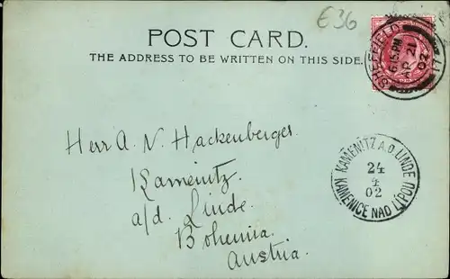 Ak Sheffield Yorkshire England, Town Hall